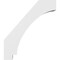 Ekena Millwork 5 1/2-in. W x 28-in. D x 32-in. H Imperial Architectural Grade PVC Knee Brace BRCP055X28X32IMP - alternate 2